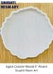 Agate Coaster Mould 5inch Round Srushti Resin Art