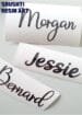 custom black vinyl stickers for resinart