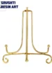 6 inch metal stand foldable golden colour
