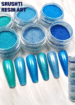6 Shade mica powder blue shades