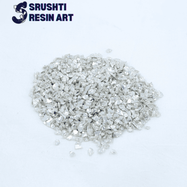 Silver stones for resin art