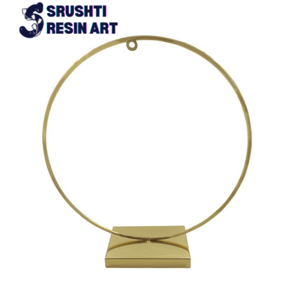 Round Frame Hanger Stand - 10 Inch / Gold
