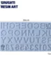 Back Pouring Alphabet Without Hole Mould