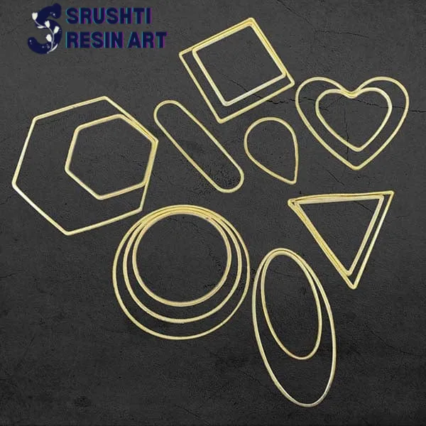 Gold Mix Designs Frame (15Pcs/Pkt)