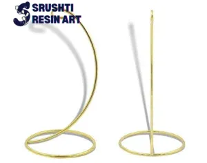 hanging metal stand 12 inch gold