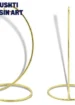 hanging metal stand 12 inch gold