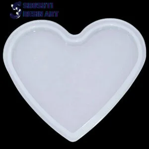 4.5" Heart Coaster Mould