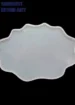 Oval shaped agate uneven mould for resin puja thali