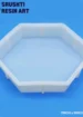 Silicone Hexagon Deep Mould (7 x 9 Inch x 50mm)