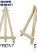 6.3 inch wooden easel stand