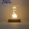 Wooden LED Stand