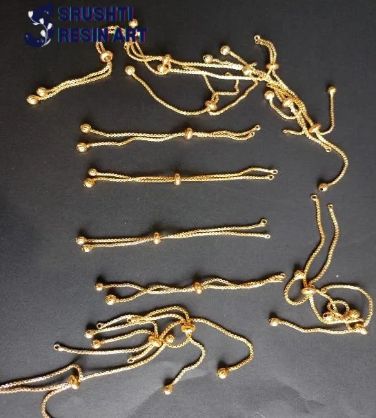 Plain gold bracelet chain