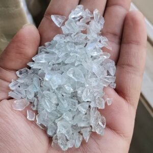Crystal Clear / Transparent Glass Resin Stone Chips 150 grams (3-6 MM)
