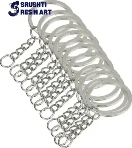 silver keychain rings