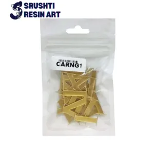 CLOCK ACRYLIC ROMAN 1″ (Inch) NUMBERS GOLD (1-to-12)