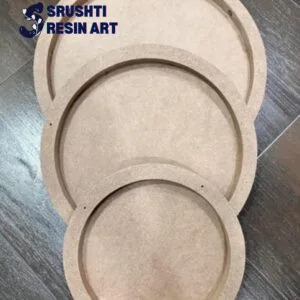 10" Round MDF Base With 15mm x 20mm Ring