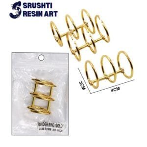Binder Ring |Metal Book Ring |Golden colour |25 MM| 2Pcs