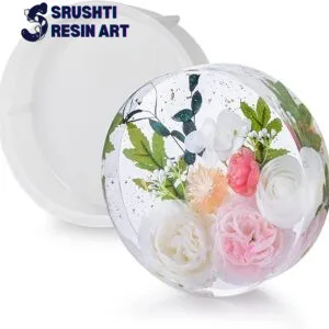 8inch_50mm_round_silicone_deep_casting_mould_for_flower_preservation
