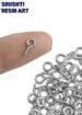 Silver Eye Screw 4 MM X 8 MM