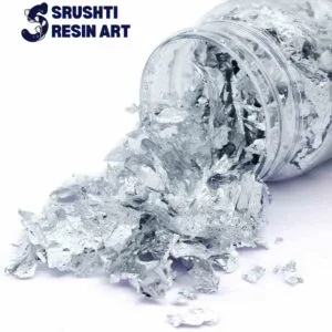 silver flakes