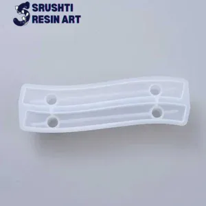 TRAY HANDLE CURVED SILICONE MOULD 6 Inches (15.5 X 3.5CM)