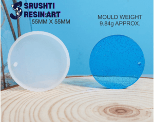 55mm keychain pendant silicone mould