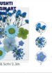 Blue Colour Pressed Flower Set Fl173