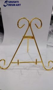 designer-stand-metal-gold-for-resin-art-frames
