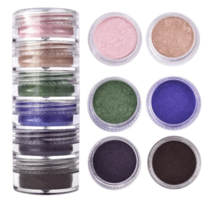 123010 6 Shade Pearl Mica Powder (J)