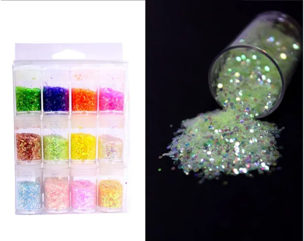 Rainbow Chunks Glitter Set