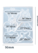 SM0288 6 Cavity 3D Butterfly Silicone Mould for Resin Art