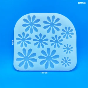 10 CAVITY 3D FLOWERS SILICONE MOULD FOR RESIN ART