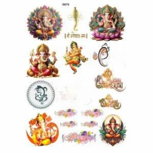 Ganesha Vinayaka Insert Sheet for Resin art
