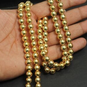 Medium Size 6MM GOLDEN Pearl Beads For Resin Art (10 Grams) (80+ PCS) (Copy)