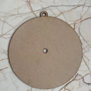 7 Inch HANGING CLOCK MDF  (With Hole 3.5 MM THICK)