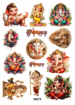 bal ganesha insert sheets for resin art