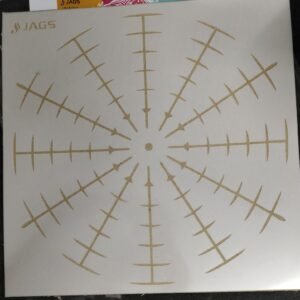Clock numbers placement sheet/ Stencil 12" Inch