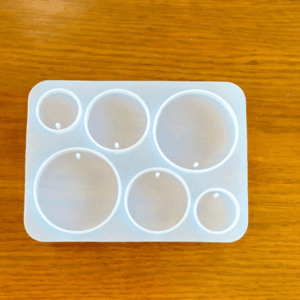6 cavity round silicone mould