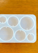 6 cavity round silicone mould
