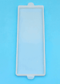 RM198 Nameplate Rectangle Mould 12x4 Inch