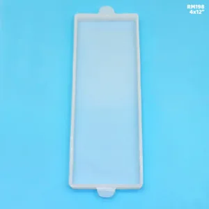 RM198 Nameplate Rectangle Mould 12x4 Inch