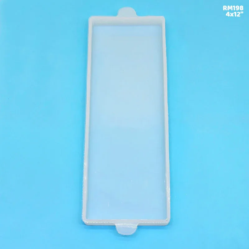 RM198 Nameplate Rectangle Mould 12x4 Inch