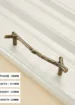 Metal tray handle antique gold designer (1 pcs) HD96A2