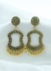 Oxidized Gold Jhumka Designer - D