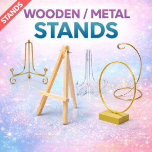 Wooden/ Metal Stands, Acrylic/ Plastic Stands