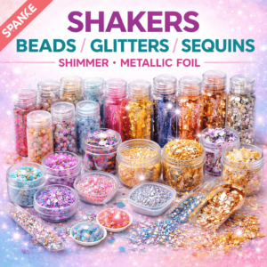 Shakers Beads/ Glitters/ Sequins/ Shimmer/ Metallic Foil Flakes