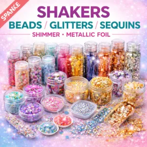 Shakers Beads/ Glitters/ Sequins/ Shimmer/ Metallic Foil Flakes