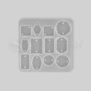 Rakhi / Bracelet Silicone Mould for Resin Art (Mix / Multi Shapes - 12 Cavity )