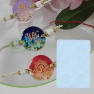 Rakhi / Bracelet Silicone Mould for Resin Art (Round - 6 Cavity )