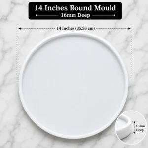 14 Inch Round silicone mould 16mm depth